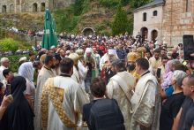 Претстојателите на Српската и на Македонската Православна Црква отслужија Света Божествена Литургија во манастирот „Свети Јоаким Осоговски“ крај Крива Паланка